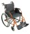 A* Deluxe Lightweight Self Propelled Aluminium Wheelchair Orange Frame