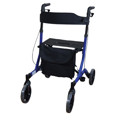 Aidapt Deluxe Ultra Lightweight Folding 4 Wheeled Rollator